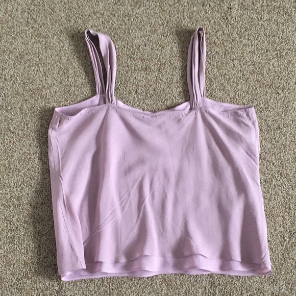 Purple embroidered tank top blouse - Picture 4 of 5